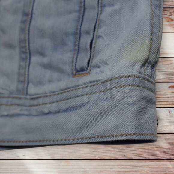 American Eagle Denim Jacket Size Medium - Picture 4 of 7